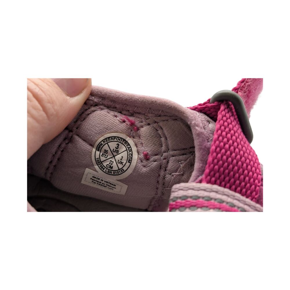 KEEN Pink Seacamp II CNX Size Big Kid 3 - Picture 7 of 7